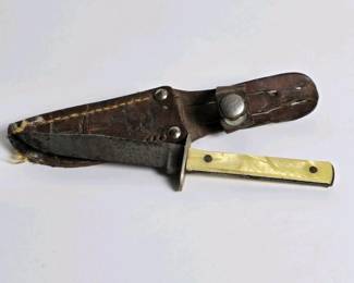 187 vintagefixedbladescoutknife3carbon