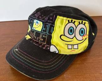 145 spongebobsquarepantsbaseballcapblack