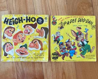 048 twovintage1960swaltdisney45rpmchi