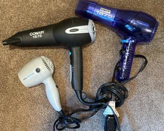 043 trioofelectrichairdryersconairand