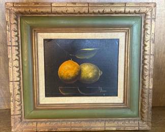 005 framedstilllifewallartsignedbygus
