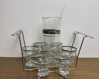 172 mcmglasscocktailsetwithsilvertoned