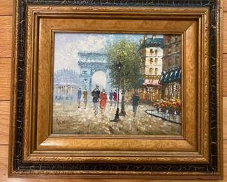 244 framedpaintingparisarcdetriomphest