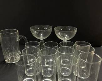 132 mixedglasswarelot15pieces