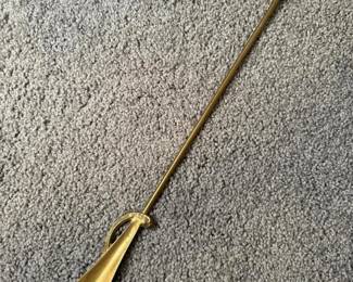083 brassshoehornwithduckheadhandle