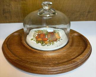 155 vintagegoodwoodcheeseboardwithglass