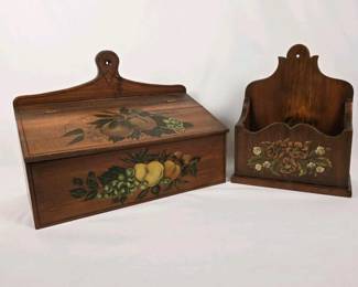 253 vintagewoodenbreadboxletterholders
