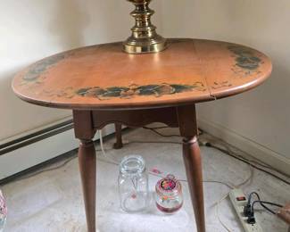 200 vintagehandpaintedwoodenovalsideta