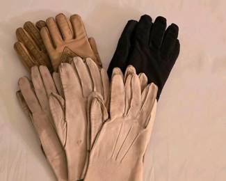 430 vintagewomensdressgloveslotdeerski