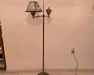 311 vintagebrassswingarmfloorlamp55ta