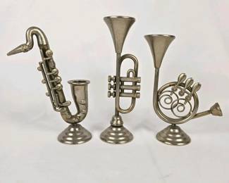 045 setof3musicalinstrumentcandleholde