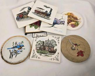 175 vintagedecorativeceramictrivetwallt