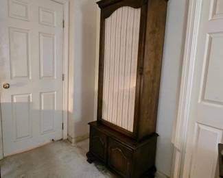 375 6gunwoodenrifledisplaycabinetwith