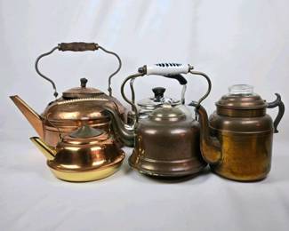 325 assortedvintagecopperbrassmetaltea