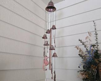 156 metalwindchimebellsseahorsemotifco