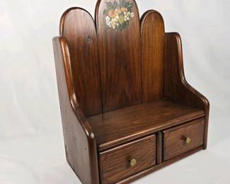 254 vintagewoodenwallmountorganizercabi