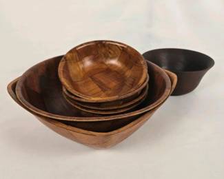 270 woodensaladbowlset6piecemixedwood
