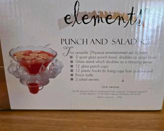 428 elements29piecepunchsaladglassset