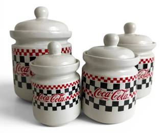 CocaCola Ceramic Cookie Jars