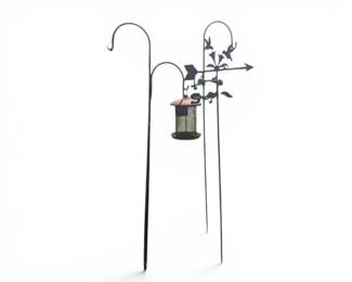 Metal Weathervane, Bird Feeder, More