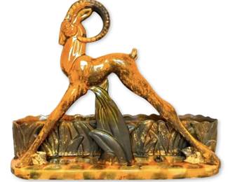 Royal Haeger MCM Gazelle Ceramic TV Lamp