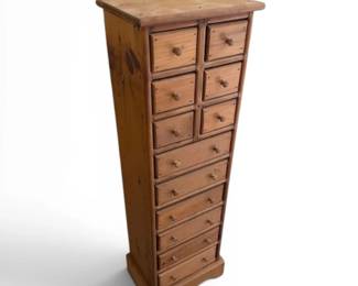 Wooden Jewelry Storage Tower