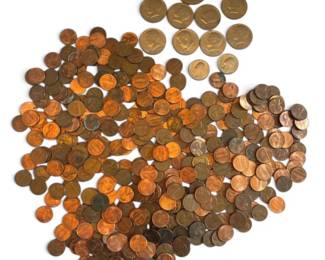 Wheat Pennies, Pennies, Quarters, Half Dollars, More