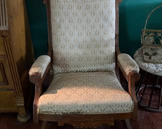 Antique Eastlake Platform Rocker