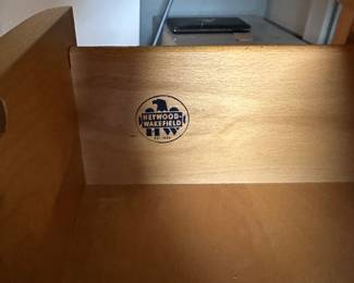 Inside of Drawer with Maker's Mark
