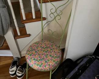 EM green chair
