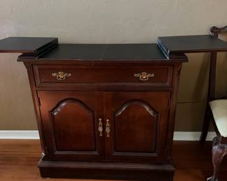 High-end solid wood formal dining room suite by Bassett