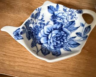 Nantucket Home Floral Ceramic Tea Bag Holder