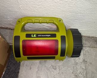 LE Lighting Ever Rechargeable LED Searchlight with Side Red Light