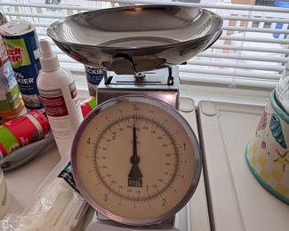 Good Cook Mechanical Kitchen Scale with Stainless Steel Bowl