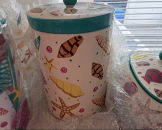 Studio Nova Barrier Reef Ceramic Canister Set