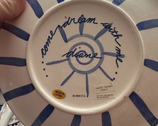 Diane Artware Come Dream With Me Ceramic Dinnerware Set third image