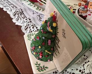 Portmeirion The Holly and the Ivy Christmas Tree Napkin Holder