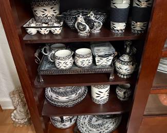 Talavera Pottery Black and White Collection