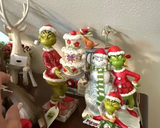 Jim Shore Dr. Seuss Grinch Figurines