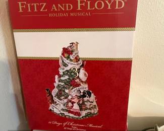Fitz and Floyd Days of Christmas Musical Figurine