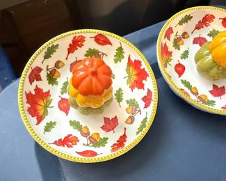Temp-tations by Tara Pumpkin Patch Collection Bowls
