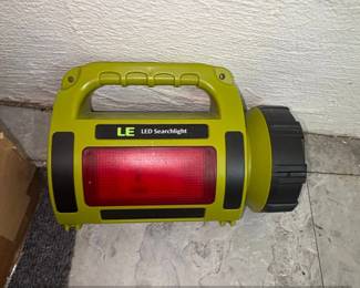 LE Lighting Ever Rechargeable LED Searchlight with Side Red Light