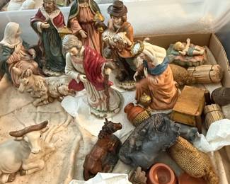 Vintage Fontanini Nativity Set