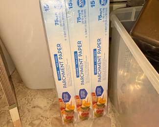 Berkley Jensen Non-Stick Parchment Paper (3-Pack, 75 sq ft each)