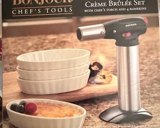 BonJour Chefs Tools Crme Brle Set