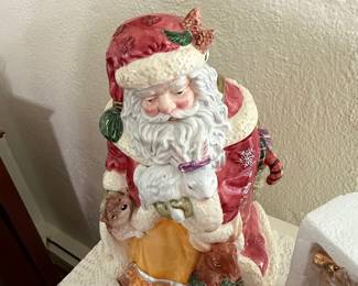 Fitz and Floyd Toyland Santa Cookie Jar