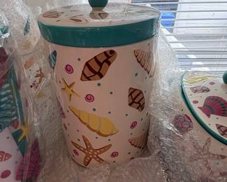 Studio Nova "Barrier Reef" Ceramic Canister Set