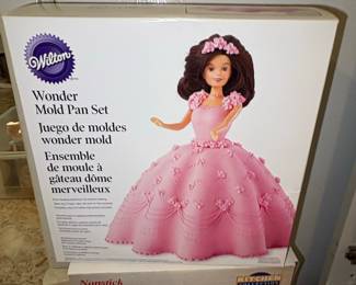Wilton Wonder Mold Barbie Doll Cake Pan Set