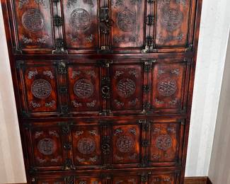 Korean Mandarin duck wedding cabinet