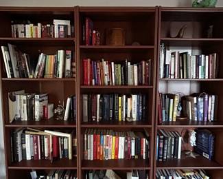books, bookshelves